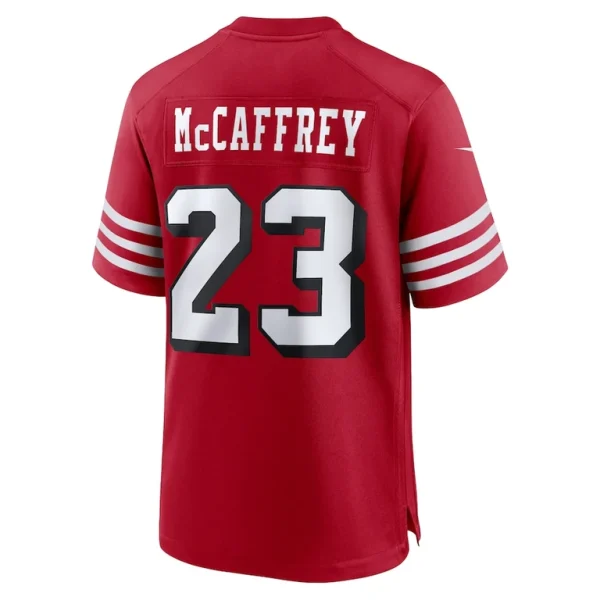 Christian mccaffrey san francisco 49ers nike alternate game player jersey Scarlet L