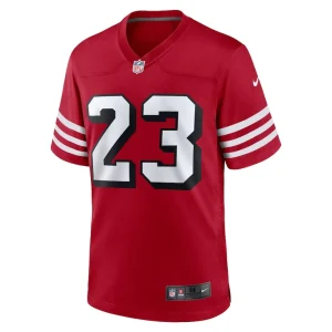 Christian mccaffrey san francisco 49ers nike alternate game player jersey Scarlet M