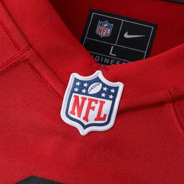 Christian mccaffrey san francisco 49ers nike alternate game player jersey Scarlet XL