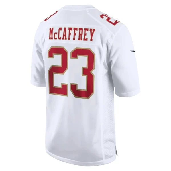Christian mccaffrey san francisco 49ers nike fashion game jersey Tundra white L