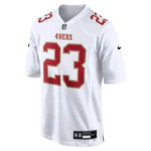 Christian mccaffrey san francisco 49ers nike fashion game jersey Tundra white M