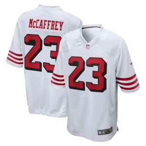 Christian mccaffrey san francisco 49ers nike game jersey White