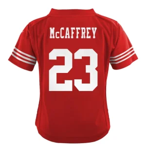Christian mccaffrey san francisco 49ers nike infant team player game jersey Scarlet 24 MO