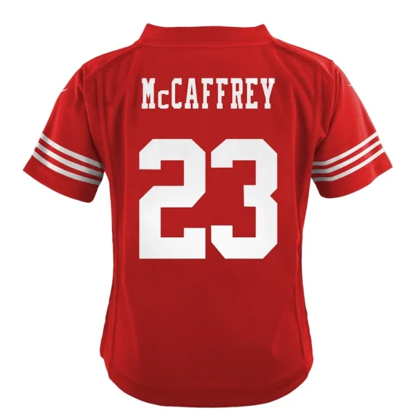 Christian mccaffrey san francisco 49ers nike infant team player game jersey Scarlet 24 MO