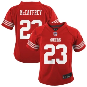 Christian mccaffrey san francisco 49ers nike infant team player game jersey Scarlet