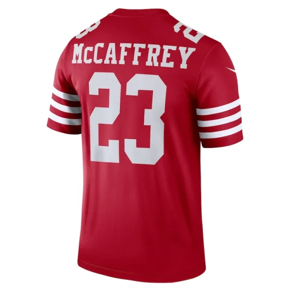 Christian mccaffrey san francisco 49ers nike team legend player performance top Scarlet L