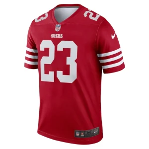 Christian mccaffrey san francisco 49ers nike team legend player performance top Scarlet M