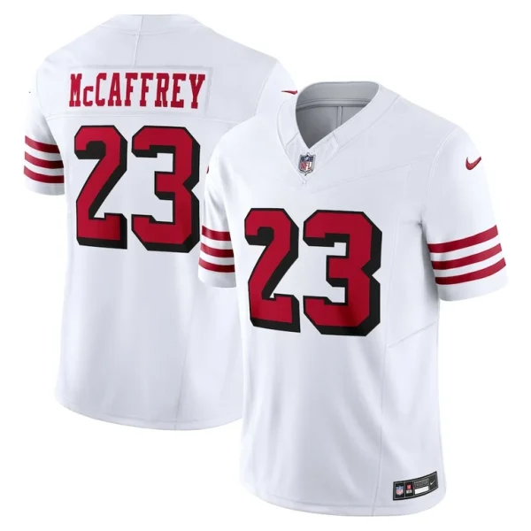 Christian mccaffrey san francisco 49ers nike vapor f.u.s.e. limited 2nd alternate jersey White