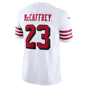 Christian mccaffrey san francisco 49ers nike vapor f.u.s.e. limited 2nd alternate jersey White L