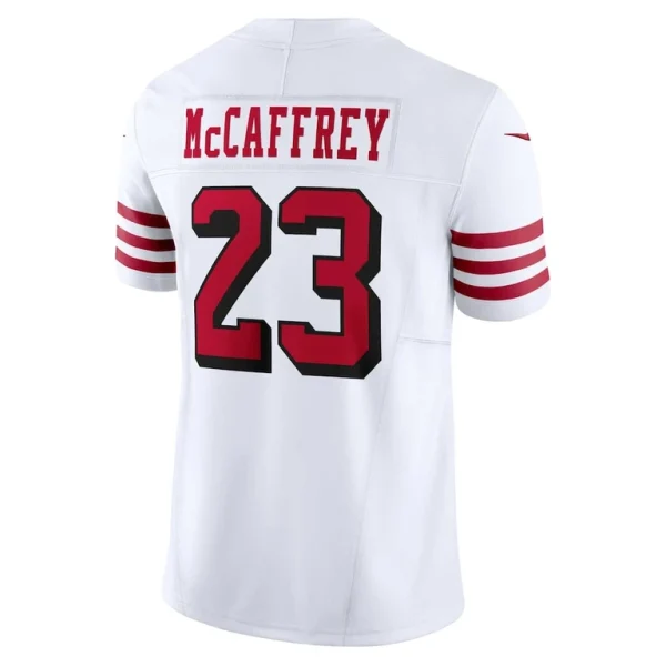 Christian mccaffrey san francisco 49ers nike vapor f.u.s.e. limited 2nd alternate jersey White L