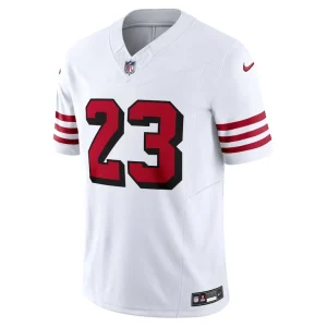 Christian mccaffrey san francisco 49ers nike vapor f.u.s.e. limited 2nd alternate jersey White M