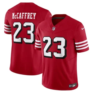 Christian mccaffrey san francisco 49ers nike vapor f.u.s.e. limited jersey Scarlet