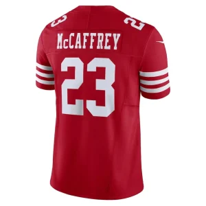 Christian mccaffrey san francisco 49ers nike vapor f.u.s.e. limited jersey Scarlet L