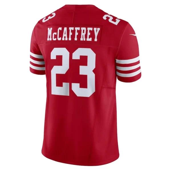 Christian mccaffrey san francisco 49ers nike vapor f.u.s.e. limited jersey Scarlet L