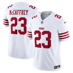 Christian mccaffrey san francisco 49ers nike vapor f.u.s.e. limited jersey White