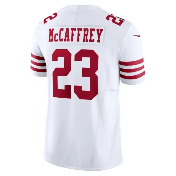 Christian mccaffrey san francisco 49ers nike vapor f.u.s.e. limited jersey White L
