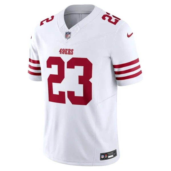 Christian mccaffrey san francisco 49ers nike vapor f.u.s.e. limited jersey White M