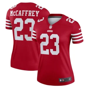 Christian mccaffrey san francisco 49ers nike womens legend player performance top Scarlet