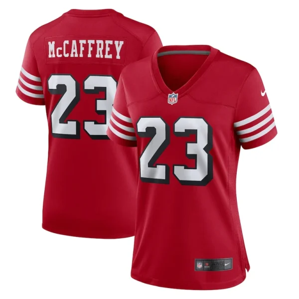 Christian mccaffrey san francisco 49ers nike womens player jersey Scarlet