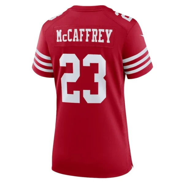 Christian mccaffrey san francisco 49ers nike womens player jersey Scarlet L