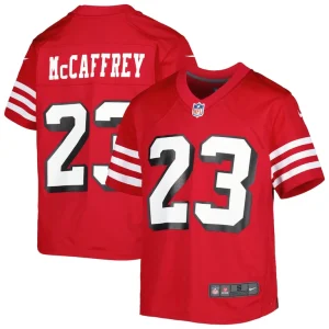 Christian mccaffrey san francisco 49ers nike youth game jersey Scarlet
