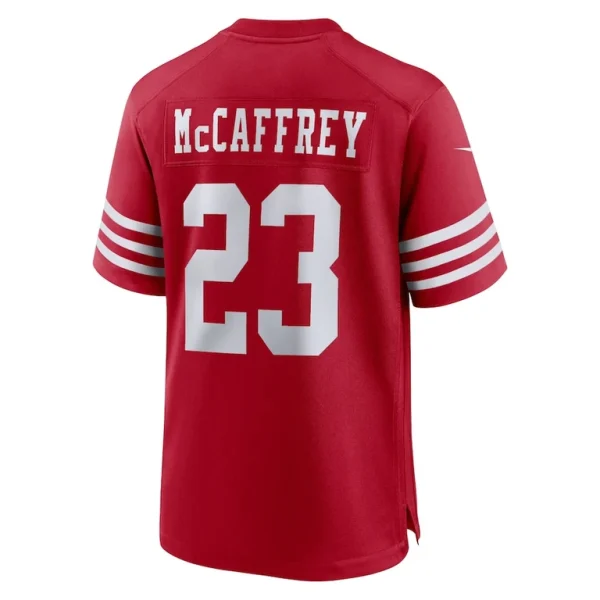 Christian mccaffrey san francisco 49ers nike youth game jersey Scarlet Yth L
