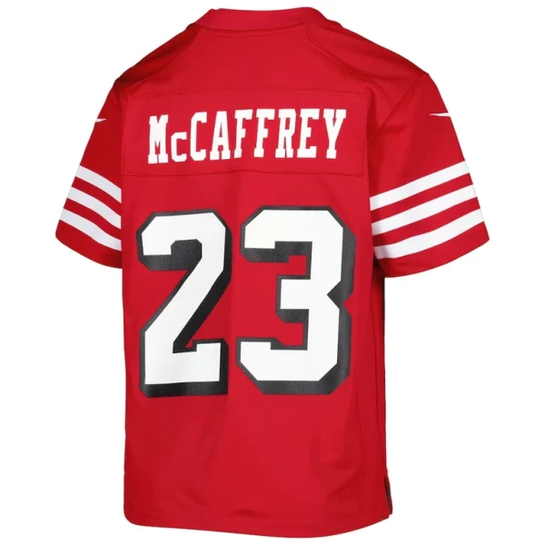 Christian mccaffrey san francisco 49ers nike youth game jersey Scarlet Yth L