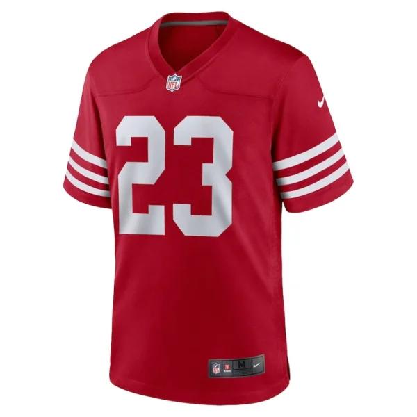 Christian mccaffrey san francisco 49ers nike youth game jersey Scarlet Yth M
