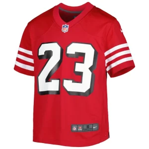 Christian mccaffrey san francisco 49ers nike youth game jersey Scarlet Yth M