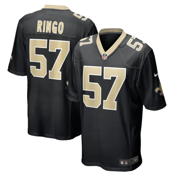 Christian ringo new orleans saints nike game player jersey Black