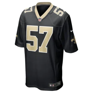 Christian ringo new orleans saints nike game player jersey Black M