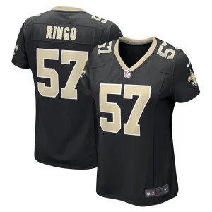 Christian ringo new orleans saints nike womens game player jersey Black