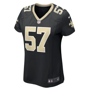 Christian ringo new orleans saints nike womens game player jersey Black M