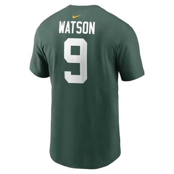 Christian watson green bay packers nike player name number t shirt Green L