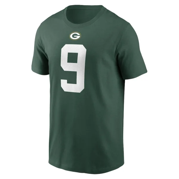 Christian watson green bay packers nike player name number t shirt Green M