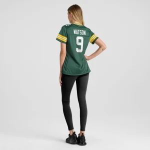 Christian watson green bay packers nike womens player game jersey Green 2XL