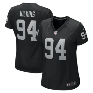 Christian wilkins las vegas raiders nike womens game jersey Black