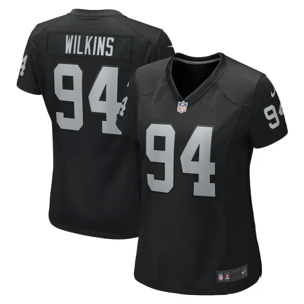Christian wilkins las vegas raiders nike womens game jersey Black