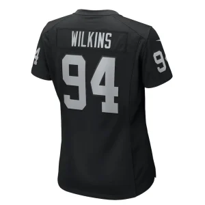 Christian wilkins las vegas raiders nike womens game jersey Black L
