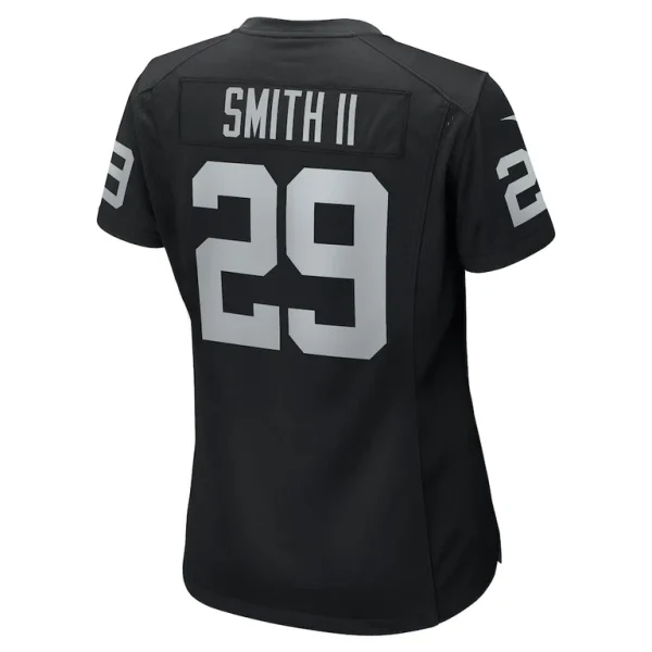 Christopher smith ii las vegas raiders nike womens team game jersey Black L