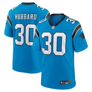 Chuba hubbard carolina panthers nike alternate game jersey Blue