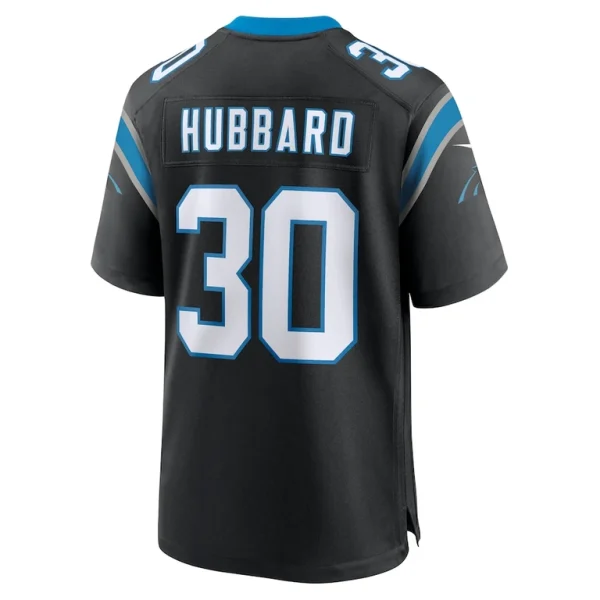 Chuba hubbard carolina panthers nike team game jersey Black L