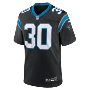 Chuba hubbard carolina panthers nike team game jersey Black M