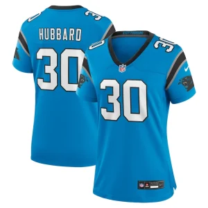 Chuba hubbard carolina panthers nike womens alternate game jersey Blue
