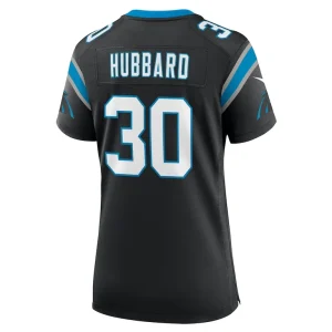 Chuba hubbard carolina panthers nike womens team game jersey Black L