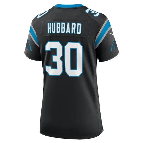 Chuba hubbard carolina panthers nike womens team game jersey Black L