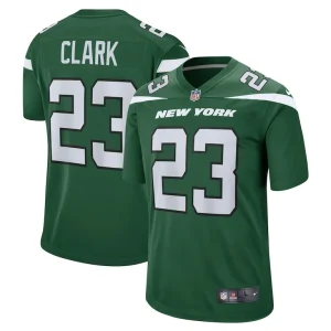 Chuck clark new york jets nike team game jersey Gotham green
