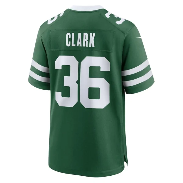 Chuck clark new york jets nike team game jersey Legacy green L