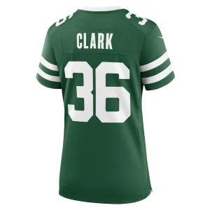 Chuck clark new york jets nike womens team game jersey Legacy green L