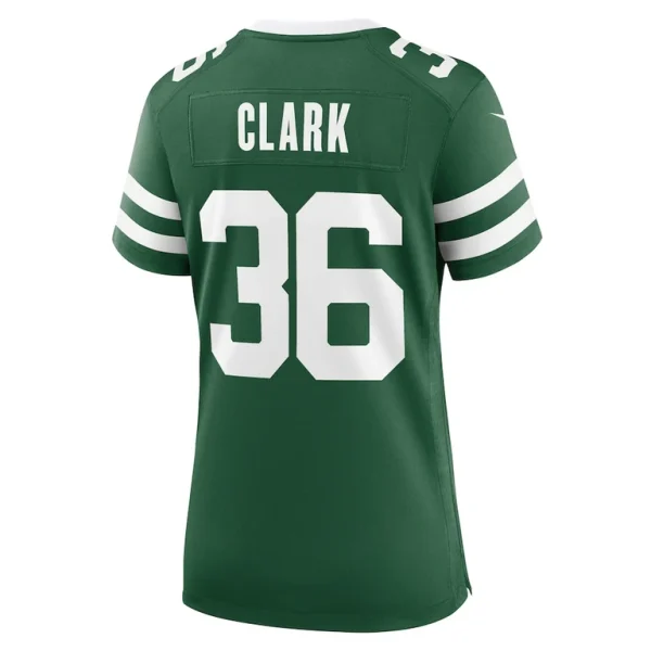 Chuck clark new york jets nike womens team game jersey Legacy green L